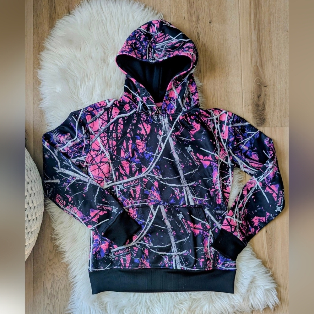 Moonshine Muddy Girl Camouflage Hoodie
